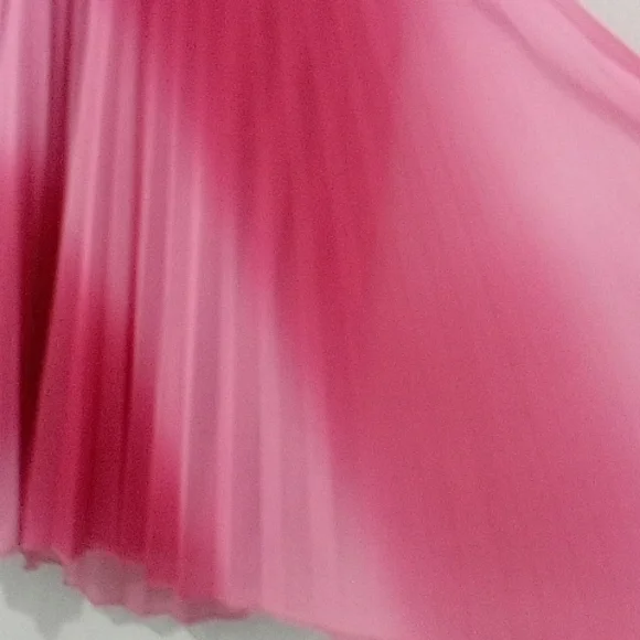 Ruby Rox pink pleated halter mini dress - Picture 2 of 5